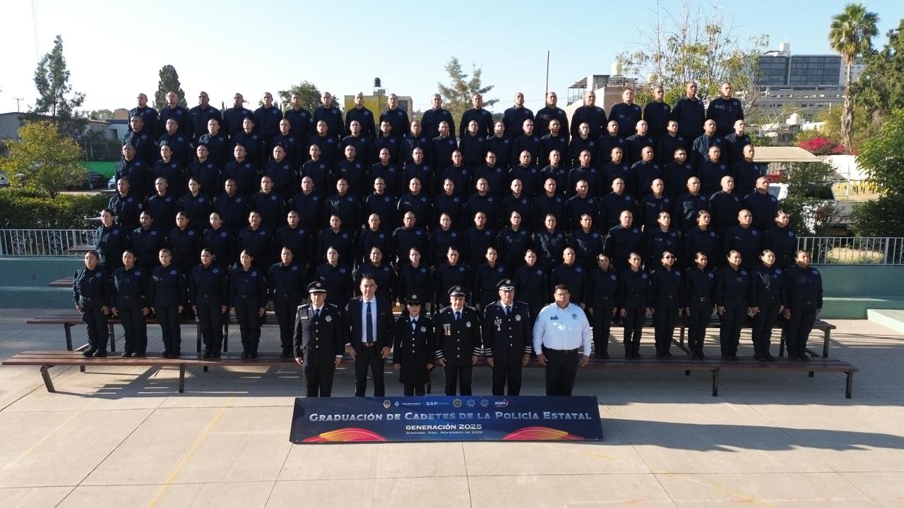 GRADUACIÓN DE 150 NUEVOS POLICÍAS ESTATALES