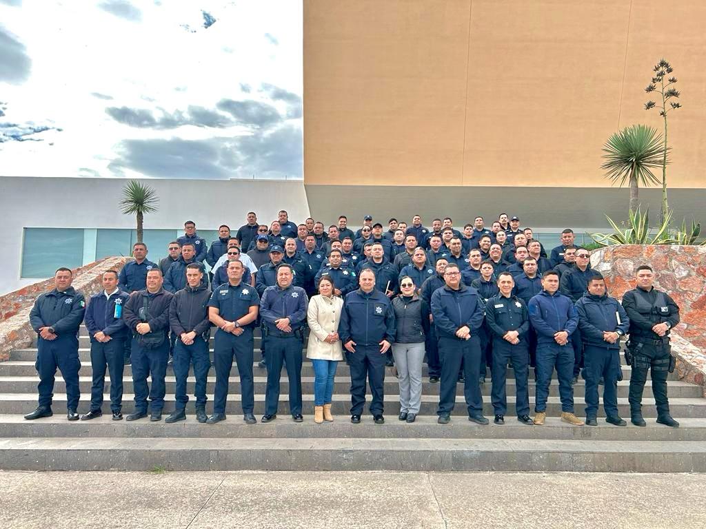 Mandos de la Policía Estatal y Policías Municipales establecen estrategias de seguridad para Operativo Navideño 2023